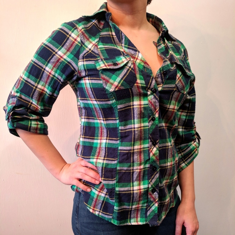 Button down flannel